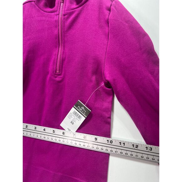 Rue 21 - Women's 1/2 Zip Long Sleeve Shirt - Purple - Extra Small - Picture 4 of 13